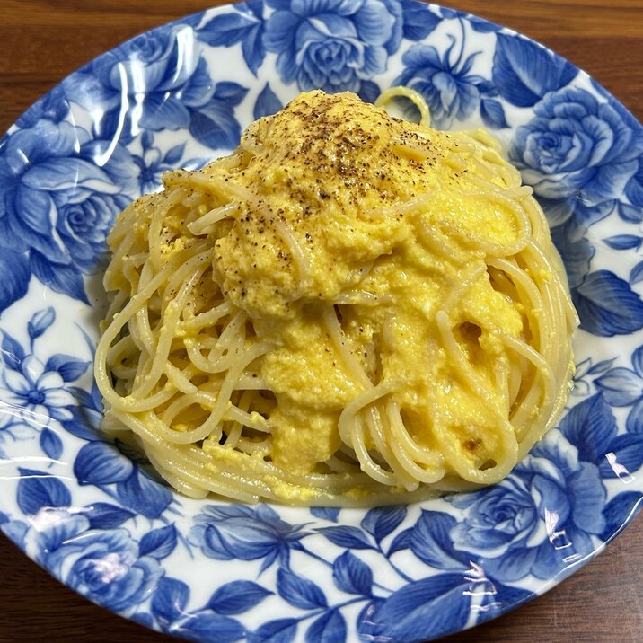 卵とチーズのとろ〜りパスタ♫